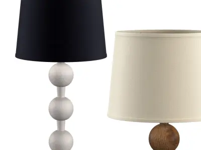 Hugo Barbell Table Lamp 3D model