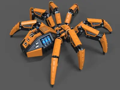 Robot Spider 3D model