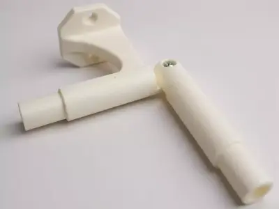 Corner support for curtains 3D print model