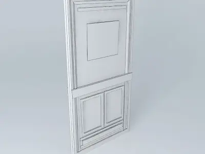 Resident Evil 4 Mini Game Door 3D model