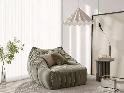 modern sofa chair  3D model