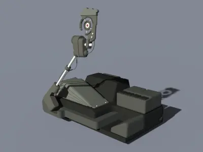 Eye Scanner from Bladerunner Low-poly 3D model