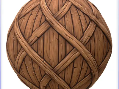 Stylized Wood Seamless Texture Texture 43