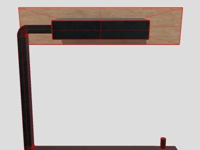 Toilet Roll Holder 4 Low-poly 3D model