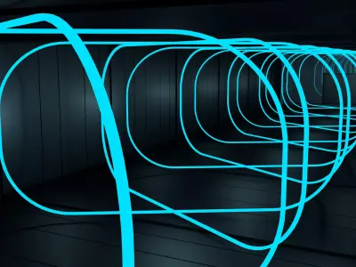 Sci Fi Interior 3D model 19