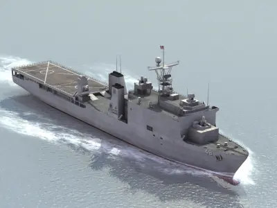  LSD-49 USS Harpers Ferry 