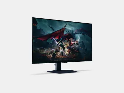 32 Odyssey G5 G50D QHD 165 Hz gaming monitor - LS32DG502EUXEN 3D model