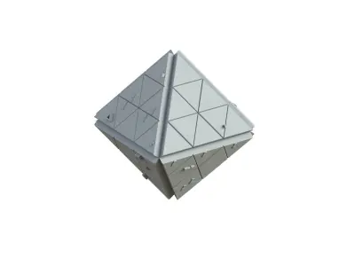 Sci Fi Object No 1874 Low Poly Low-poly 3D model