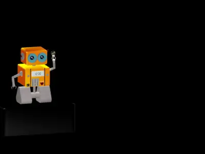 3d spline robot model 3D model