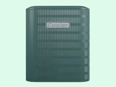 AC unit Low-poly 3D model