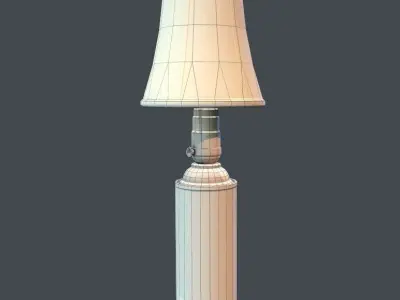 Gas Lamp Free low-poly 3D model