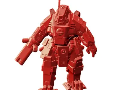 Auger Warsuit Team 3D print model