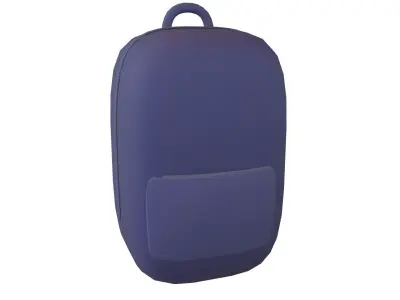Cartoon Backpack V1 005 Low-poly 3D model
