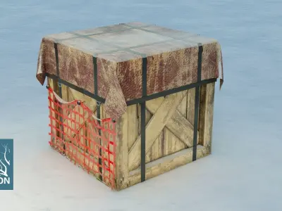 Armor BOX Low-poly 3D model