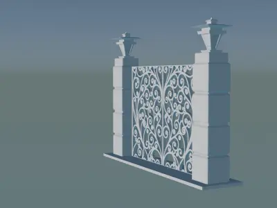 Gateway Exterior Gate 3D print model