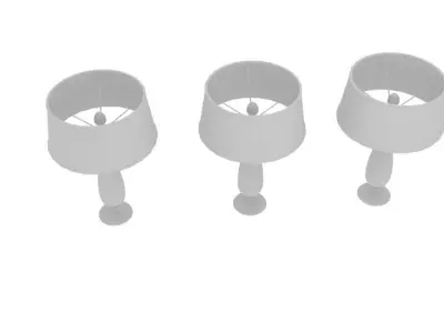  Penta New Classic Table Light 02  Low-poly 3D model