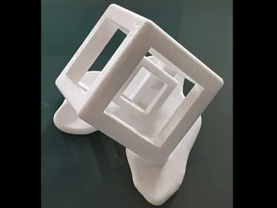 Melting Cubes Sculpture 3D print model
