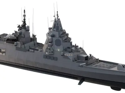 ISRAEL NAVY DESTROYER 3D model