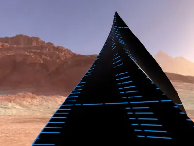 Mystic Alien Pyramid 3D model