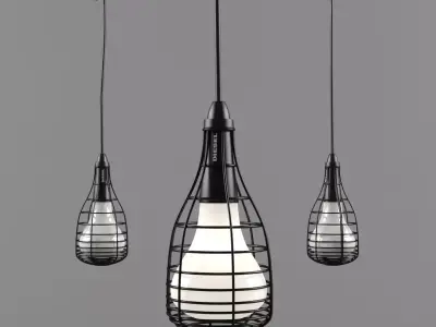 DIESEL CAGE LIGHT Free 3D model