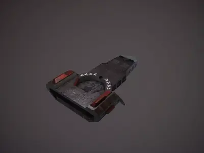 Spaceship mini transporter vol2 3D model