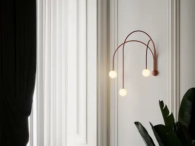 Quattro Wall Sconce by Michael Anastassiades 3D model