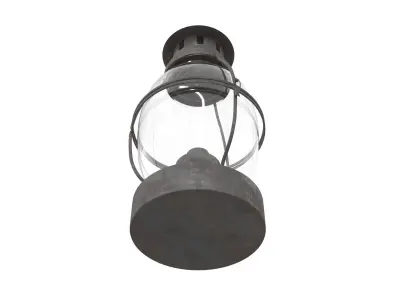 Old Lamp 4 3D model