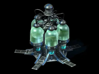 Machinery - Spacecraft - Functional Objects 06 3D model