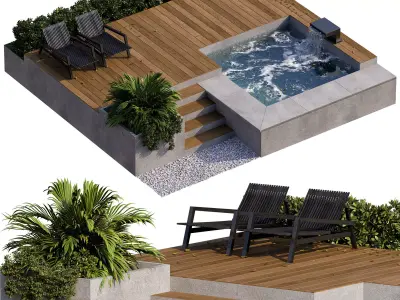 Backyard 03 3D model