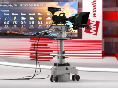  Broadcast Studio Camera Rig 