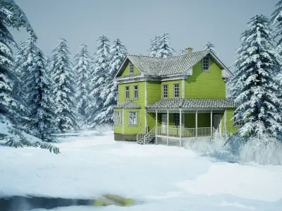 Winter Days - UE4 3D model