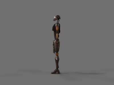 Star Wars BX Command Droid Low-poly 3D model