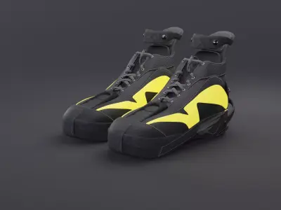 Lighting Sneakers 3D model