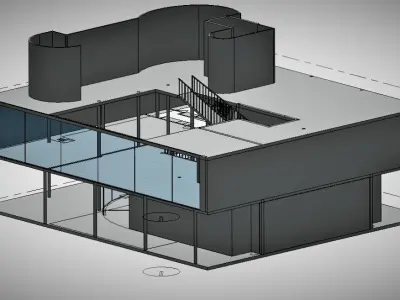villa savoye  3D model