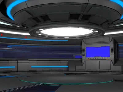 Sci Fi Interior Room 3D model