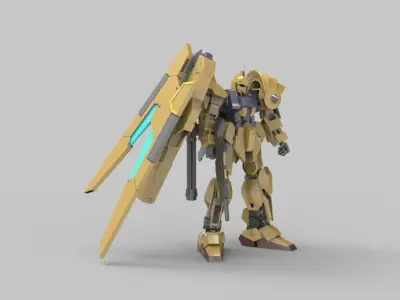 Hyaku Shiki Wing Attack 3D model