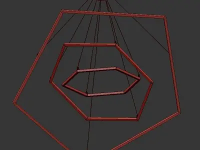 Lasha chandelier 3D model