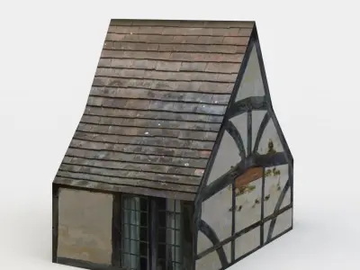 Third floor Low-poly 3D model