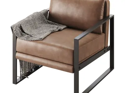 Reclining Lounge Chair 3D model