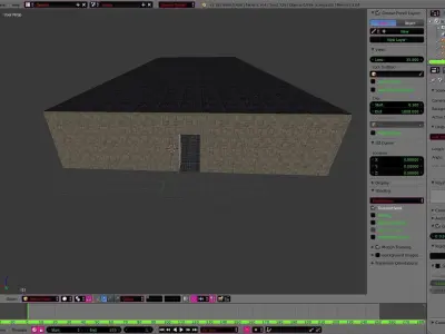 building or room 03 Low-poly 3D model