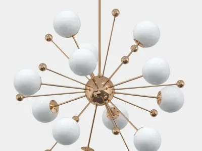 Ceiling Chandelier 3D model buy