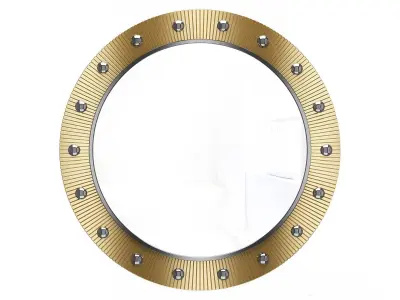 Mirror in a metal frame GZ-M1042 3D model