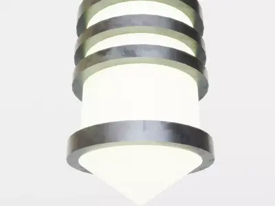 Modern Hanging Lamp Low Poly 3D Model Low-poly 3D model