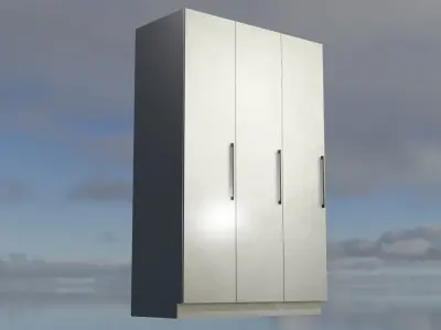 Procedural Cupboards Low-poly 3D model