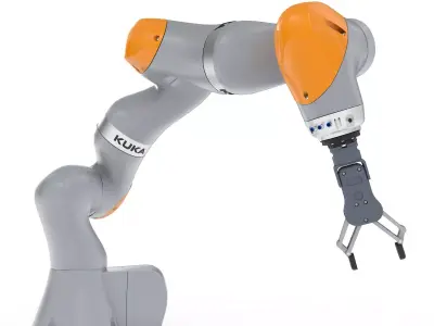 Kuka LBR iiwa Robotic Arm 3D model