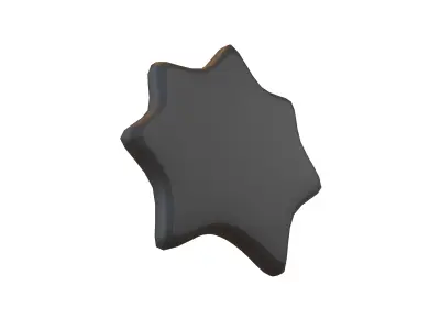 Speech Balloon v32 001 Low-poly 3D model