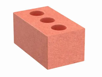 Concrete Brick 3D model purchase
