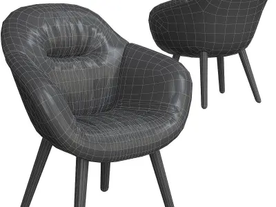 Hay Aal Armchair 3D model