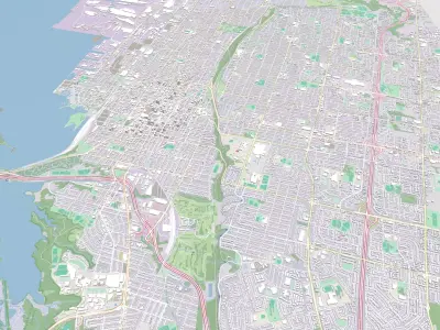 Cityscape Hamilton Canada 3D model