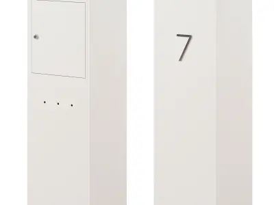 Mailboxes by Adezz 3D model